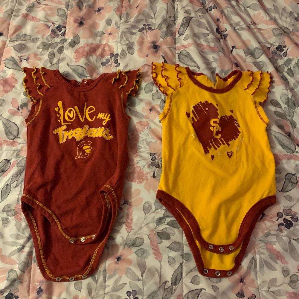 NWOT USC Trojans Onesies